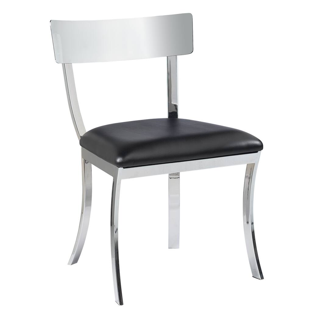 Sunpan 'Ikon' Maiden Metal Black Dining Chairs (Set of 2) - Medium