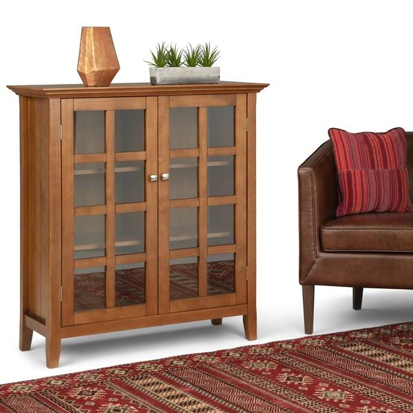 Shop Wyndenhall Normandy Solid Wood 39 Inch Wide Rustic Medium