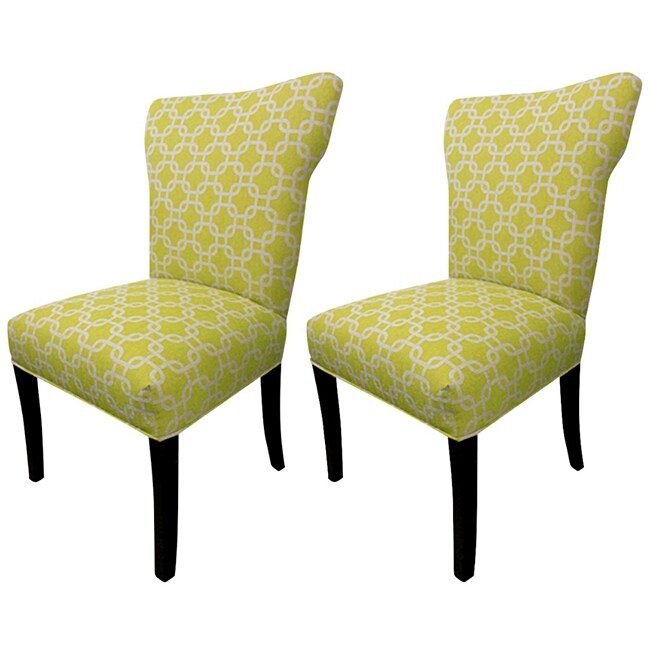 Shop Bella Citrus Wing Back Chairs (Set of 2) - Free Shipping Today ...