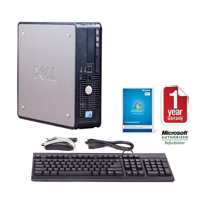Dell Optiplex 760 Intel Core 2 Duo 2.53GHz CPU 2GB RAM 500GB HDD Windows 10 Pro Small Form Factor Computer (Refurbished)