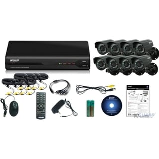 Kguard All-in-One Surveillance Combo Kit - 8CH H.264 DVR with 8 CMOS