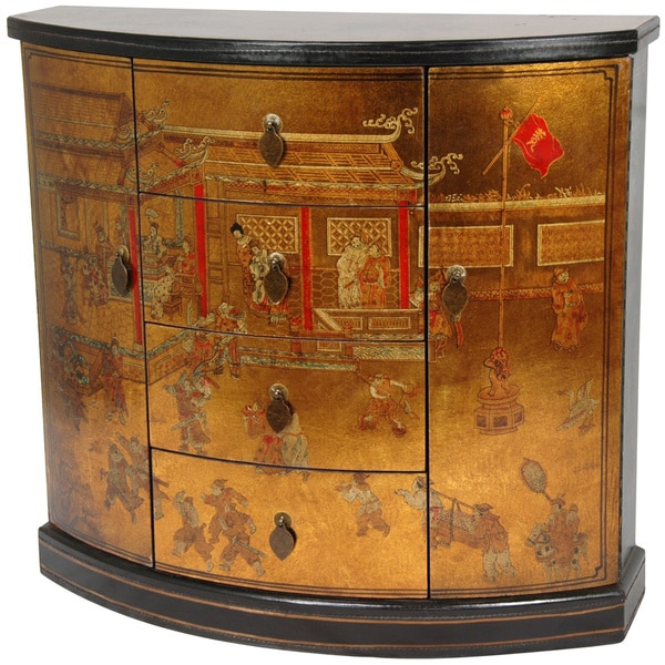 Gold Leaf Village Market Cabinet (China)