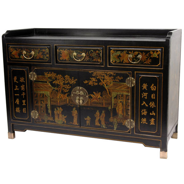 handmade buffet table