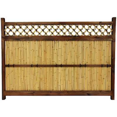 Japanese Bamboo 4x5.5-foot Zen Garden Fence (China)