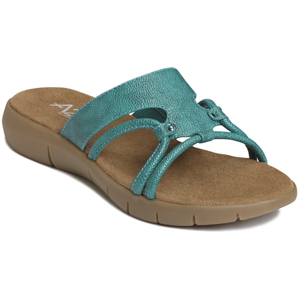 A2 by Aerosoles Womens Wip Current Blue Sandals  