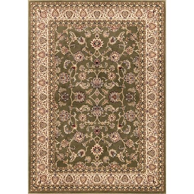 Well Woven Ariana Palace Green Area Rug - 6' 7" x 9' 6"
