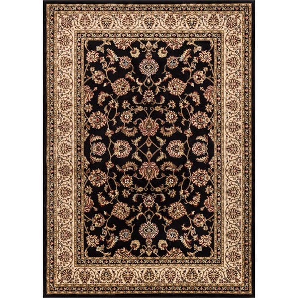 slide 2 of 4, Well Woven Ariana Palace Black Area Rug - 6'7 x 9'6