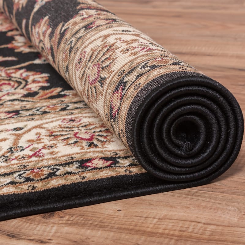 Well Woven Ariana Palace Black Area Rug - 6'7 x 9'6