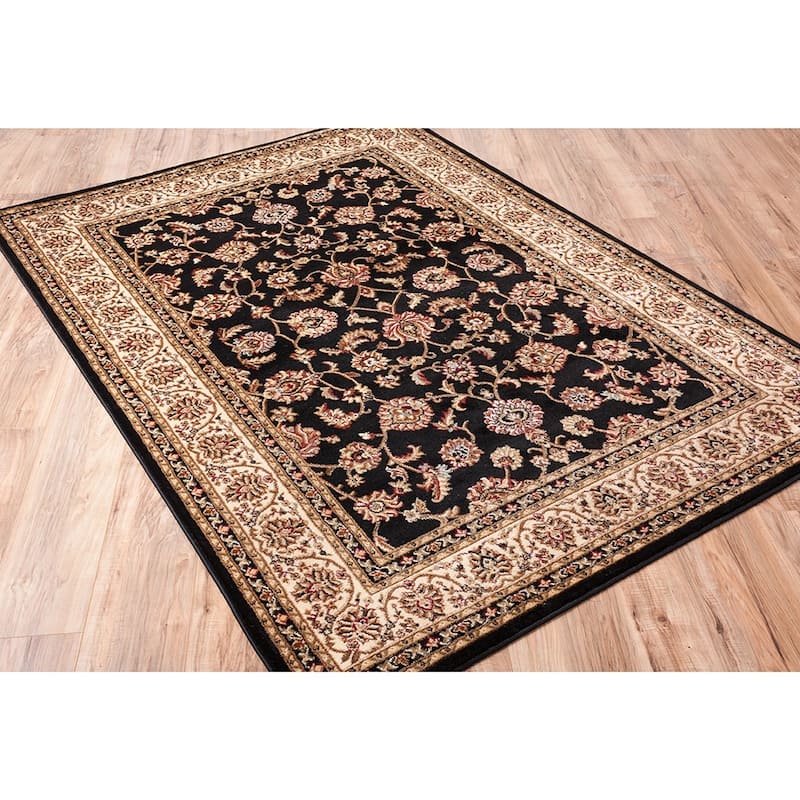 Well Woven Ariana Palace Black Area Rug - 6'7 x 9'6
