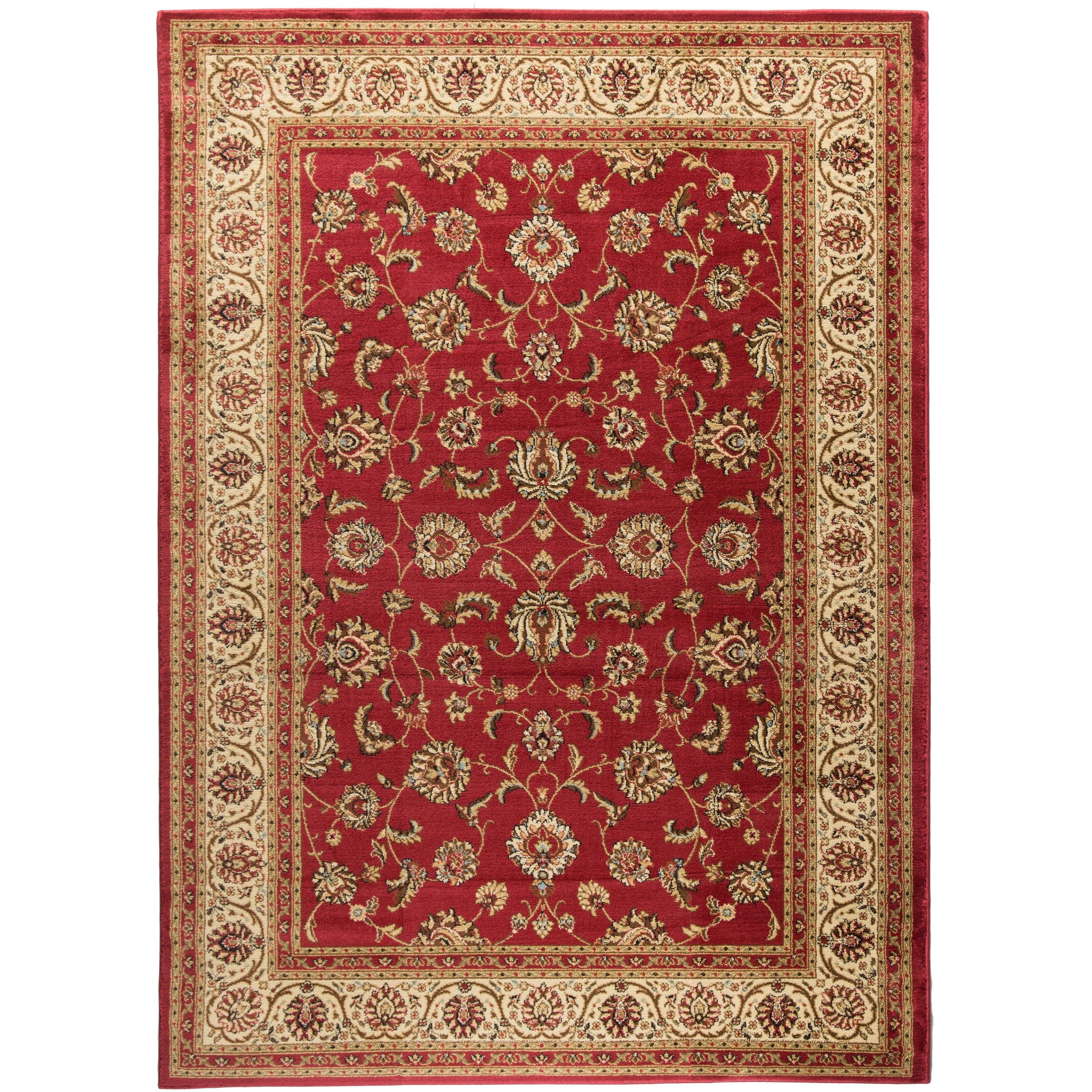 Ariana Palace Red Area Rug (6 7 X 9 6)