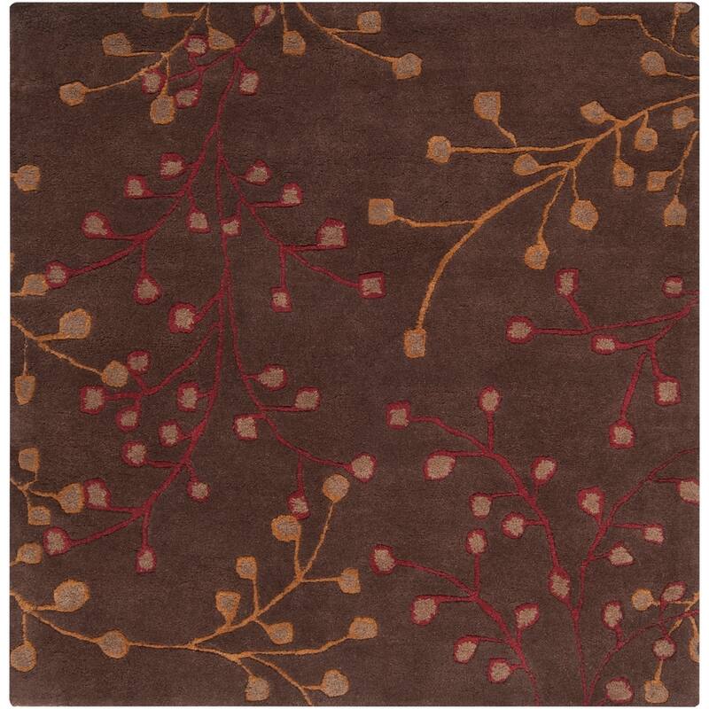 Sakura Handmade Transitional Floral Wool Area Rug
