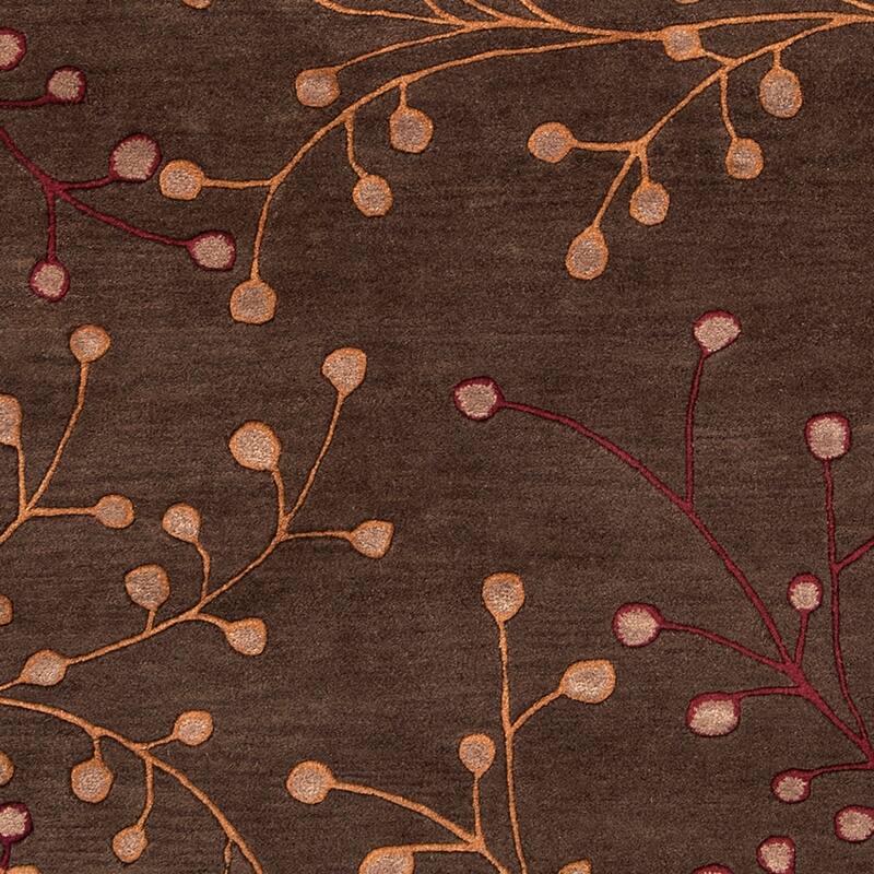 Sakura Handmade Transitional Floral Wool Area Rug