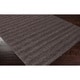 preview thumbnail 3 of 4, Hand-crafted Solid Brown Baham Wool Area Rug - 8' x 10' - 8' x 10'