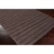 preview thumbnail 6 of 4, Hand-crafted Solid Brown Baham Wool Area Rug - 8' x 10' - 8' x 10'