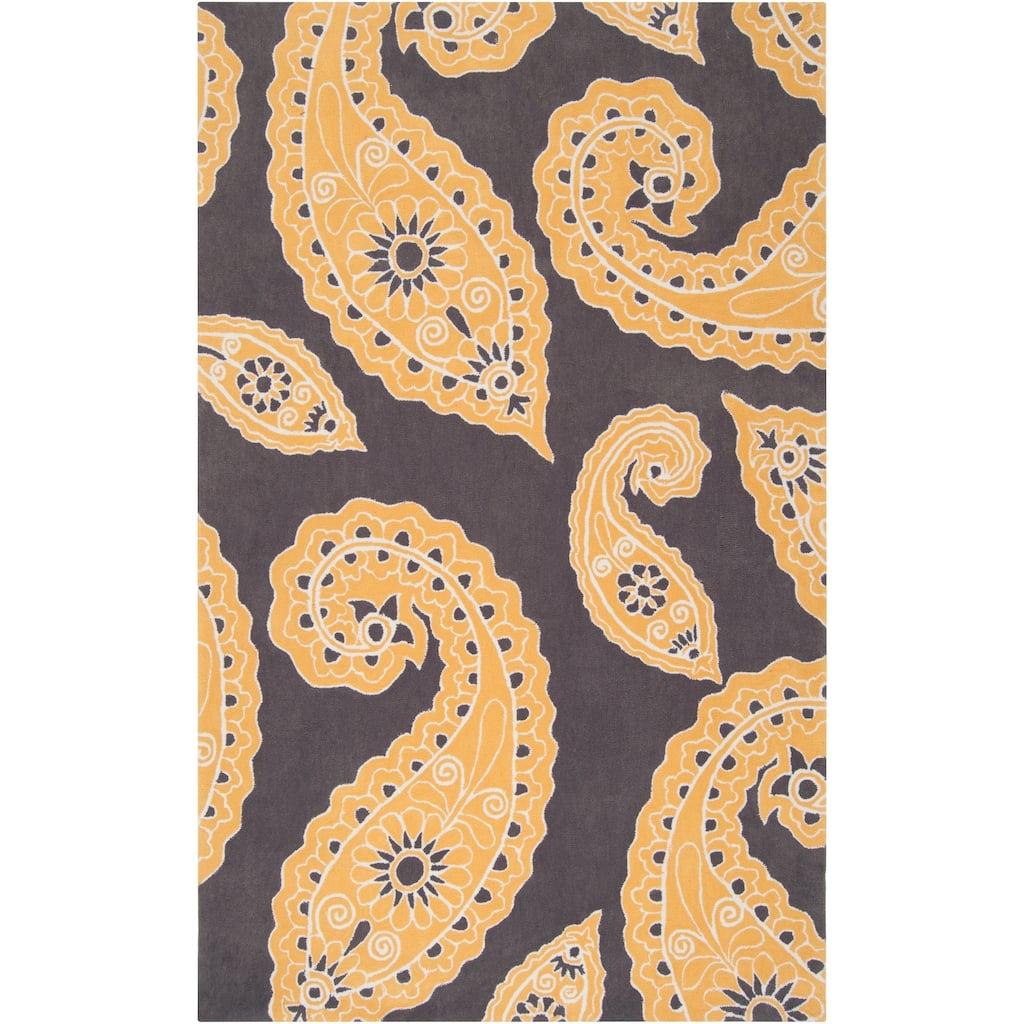 Hand-tufted Yellow Hudson Park Area Rug - 8' x 10'