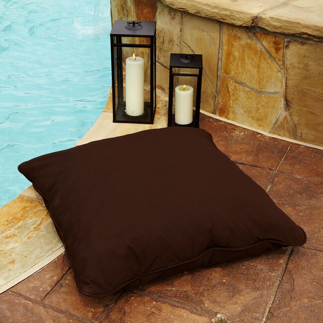 Shop Clara Brown 26 Inch Square Indoor Outdoor Sunbrella Floor