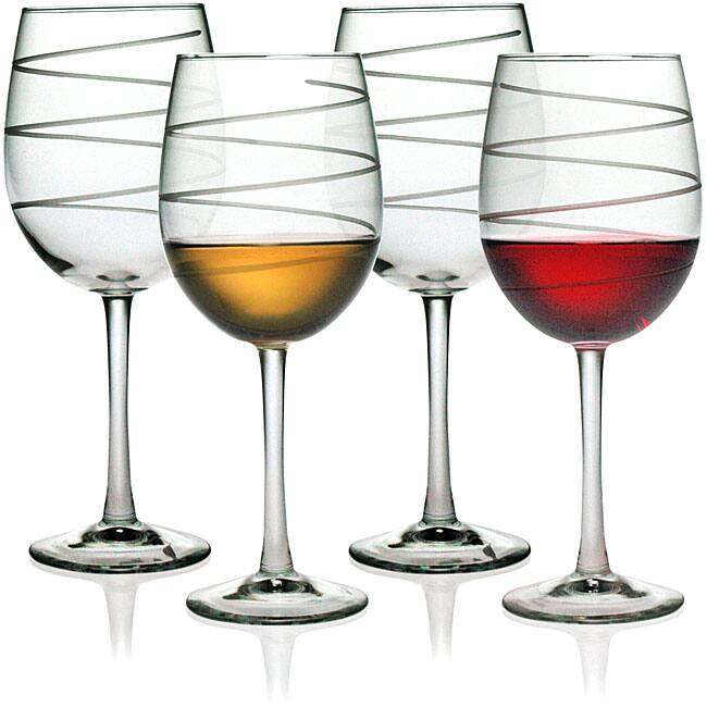 Spiral Collection Wine Glasses (Set of 4)