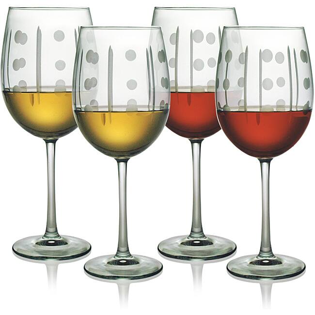 Domino Collection Wine Glasses (Set of 4)