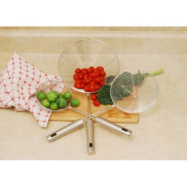 3-piece Stainless Steel Wire Strainer Set