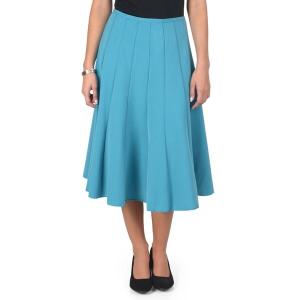 Journee Collection Women's Long Flowing Panel Skirt - 14259583 ...