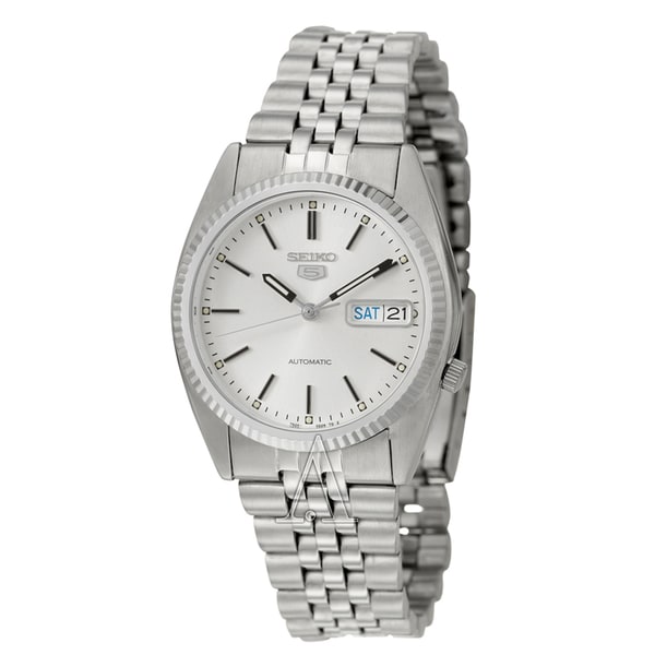 Seiko Men's Silver Dial Automatic Watch - Overstock - 6708666