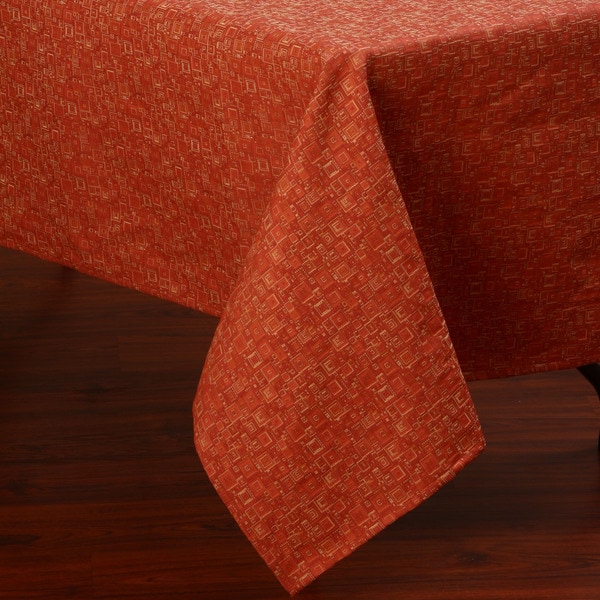 Corona Decor Transitional Design 50x90 inch Italian Heavy Weight Tablecloth Table Linens