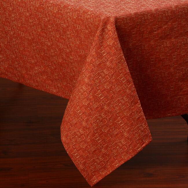 Corona Decor Transitional Design 50x90-inch Italian Heavy Weight Tablecloth