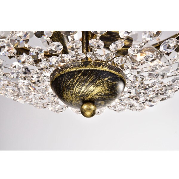 Symmetric 6 Light Antique Copper Chandelier Free Shipping Today Symmetric 6 Light Antique Copper Chandelier Free Shipping Today Com 14259802