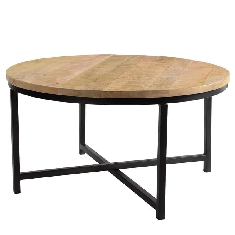 Abbey Round Coffee Table - 19 x 35 x 35 inches