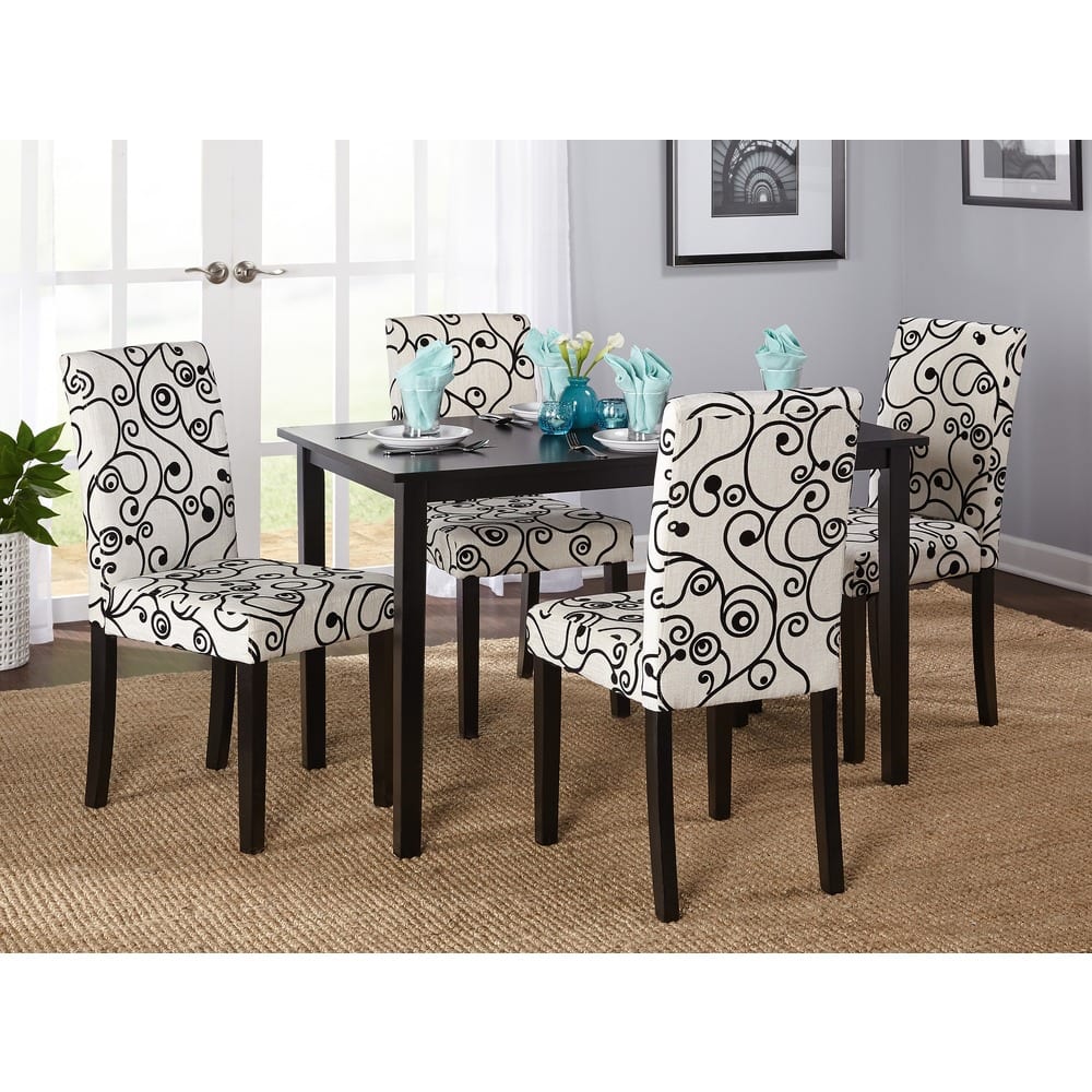 Simple Living Sophia 5-piece Parson Cream Dining Set