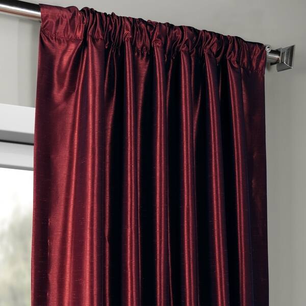 Shop Exclusive Fabrics Mulberry Vintage Faux Dupioni Silk Curtain