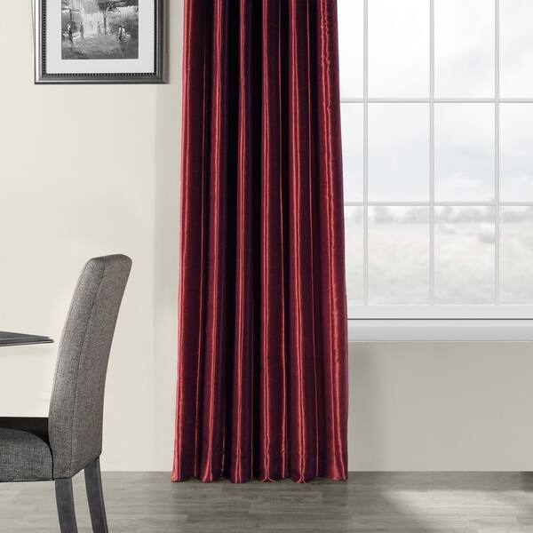 Shop Exclusive Fabrics Mulberry Vintage Faux Dupioni Silk Curtain