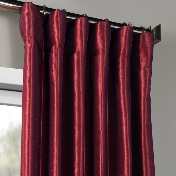 Shop Exclusive Fabrics Mulberry Vintage Faux Dupioni Silk Curtain