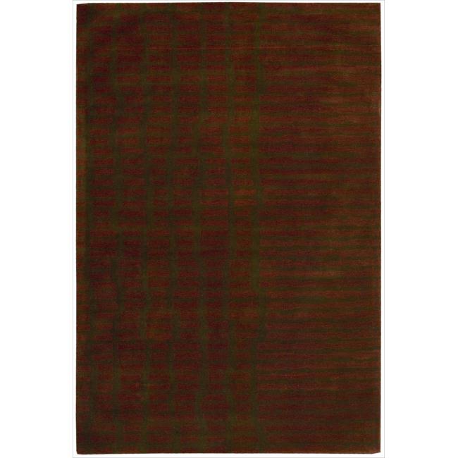 Nourison Home Hand-tufted Luster Wash Brick Rug (8'3 x 11')