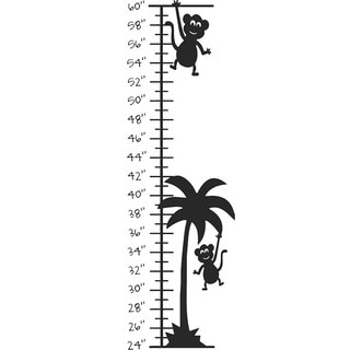 Monkey Palm Tree Growth Chart Vinyl Wall Decal - Bed Bath & Beyond 