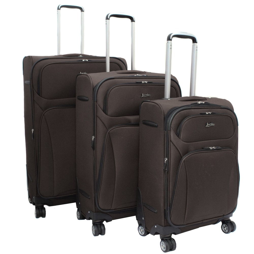 E-Z ROLL Brand Classic 3 piece Hardside Spinner Luggage Set-10 years ...