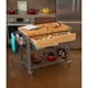 preview thumbnail 2 of 2, Chris & Chris Stadium Kitchen 1.5-inch thick Work Station with drawers