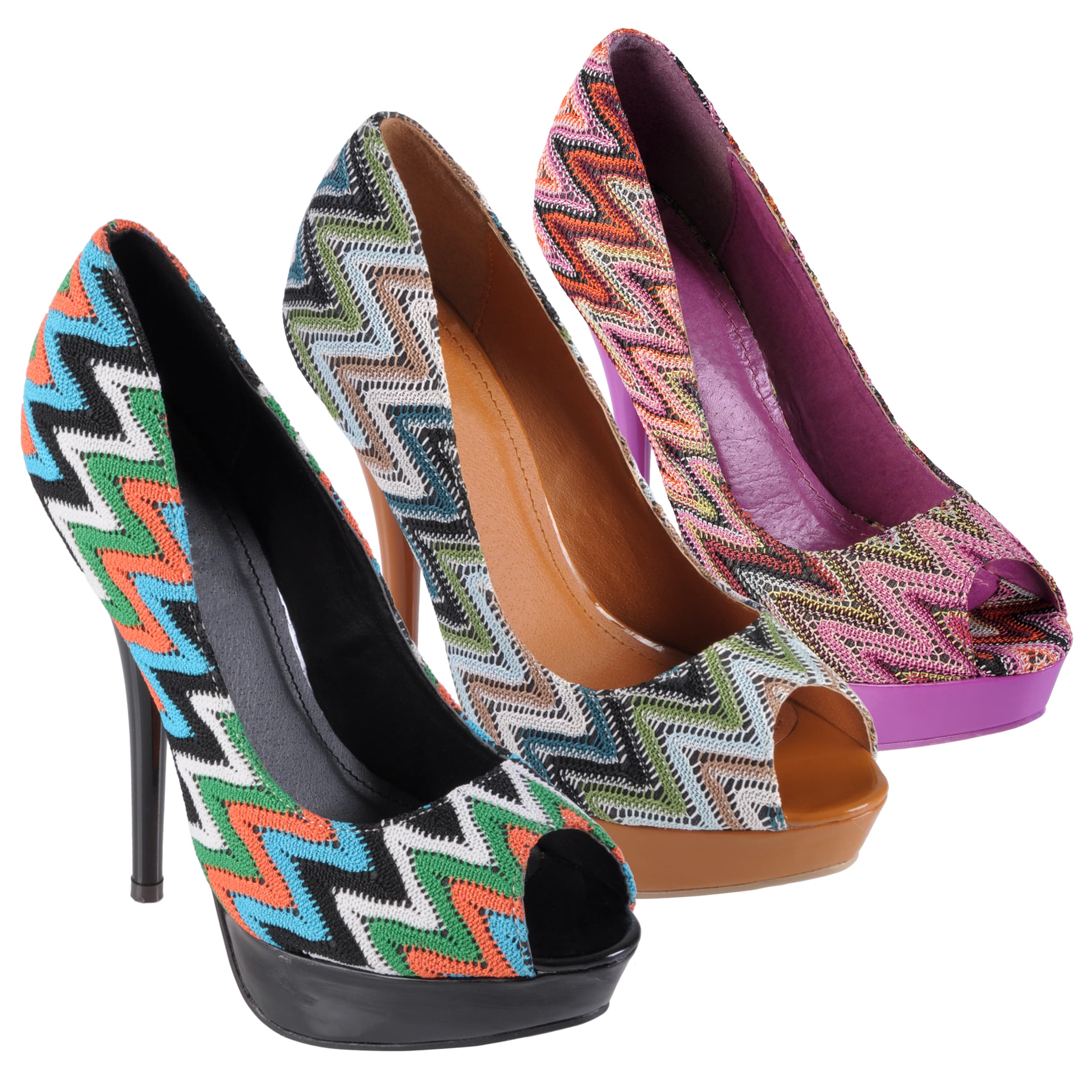 open toe platform stilettos