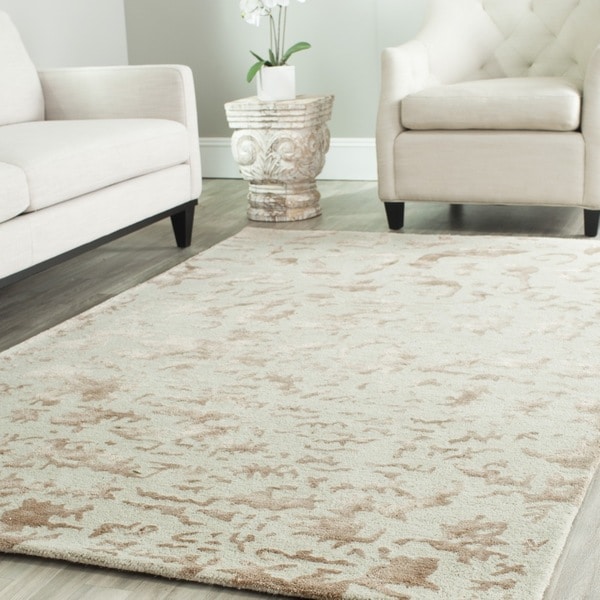 Safavieh Handmade Soho Ivory New Zealand Wool Rug (6' x 9') - 6' x 9'