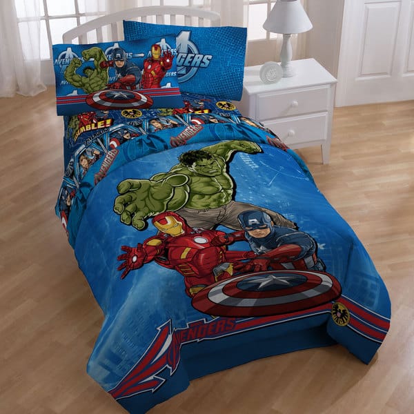 Shop Marvel Comics Avengers Full Size Bed In A Bag With Sheet Set