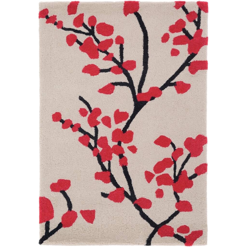 Hand-Tufted Grey Hudson Park Accent Area Rug - 2' x 3'