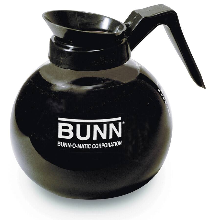 Bunn 42400 Black 12-cup Glass Decanter