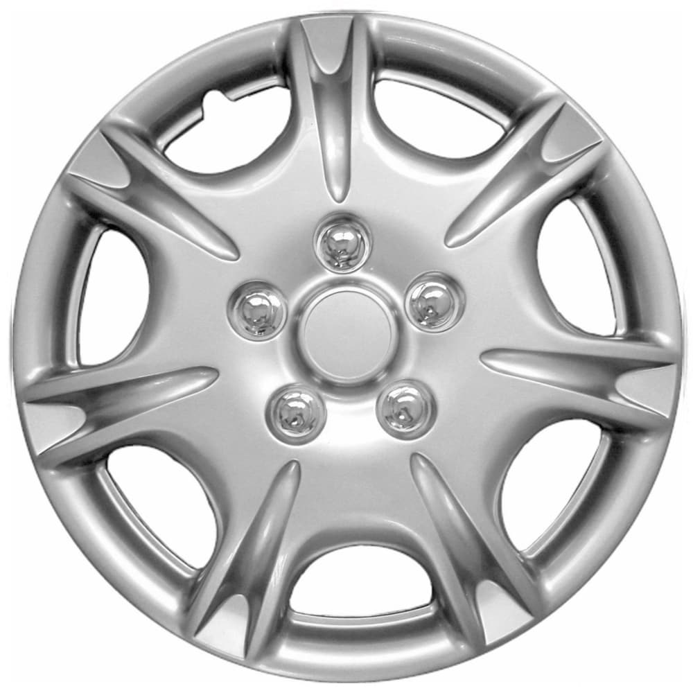 Silver Kt102915s_l Design Abs 15 inch Hub Caps (set Of 4)