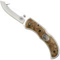 Field & Stream 7-inch Maple Burl Folding Gut Hook Knife