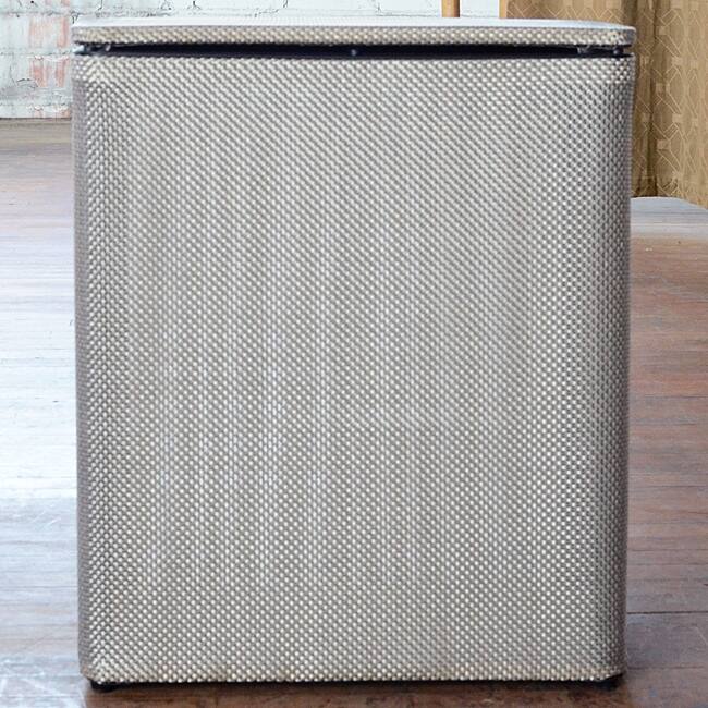 LaMont Home Basketweave Silver Upright Hamper