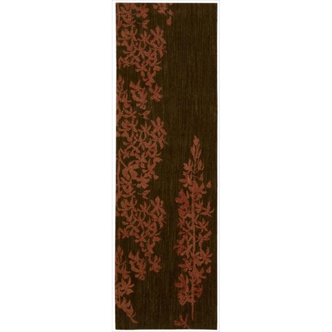 Nourison Calvin Klein Home Metropolitan Red Wool Runner Rug (23 X 76)