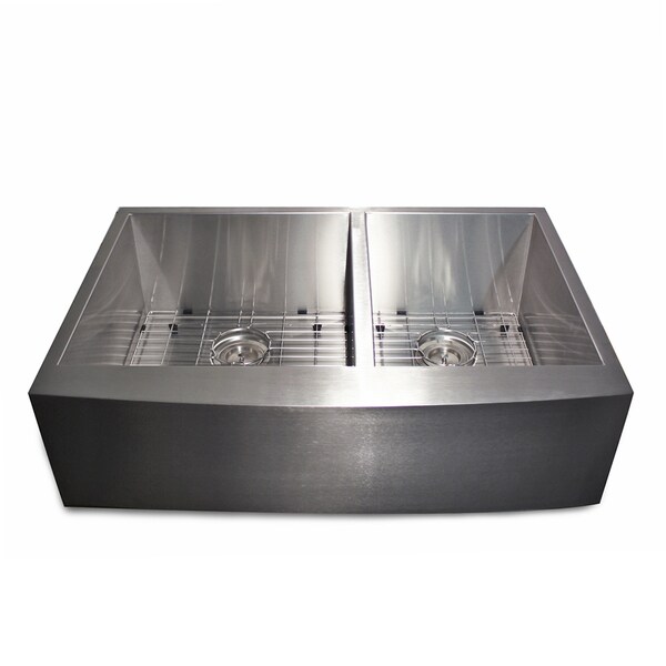 Highpoint Collection 3321 Stainless Steel 2-bowl Apron