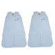 preview thumbnail 5 of 3, Halo Cotton Swaddle SleepSack (Pack of 2) Baby Blue (Small)