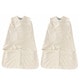 preview thumbnail 4 of 3, Halo Cotton Swaddle SleepSack (Pack of 2) Cream (Small)