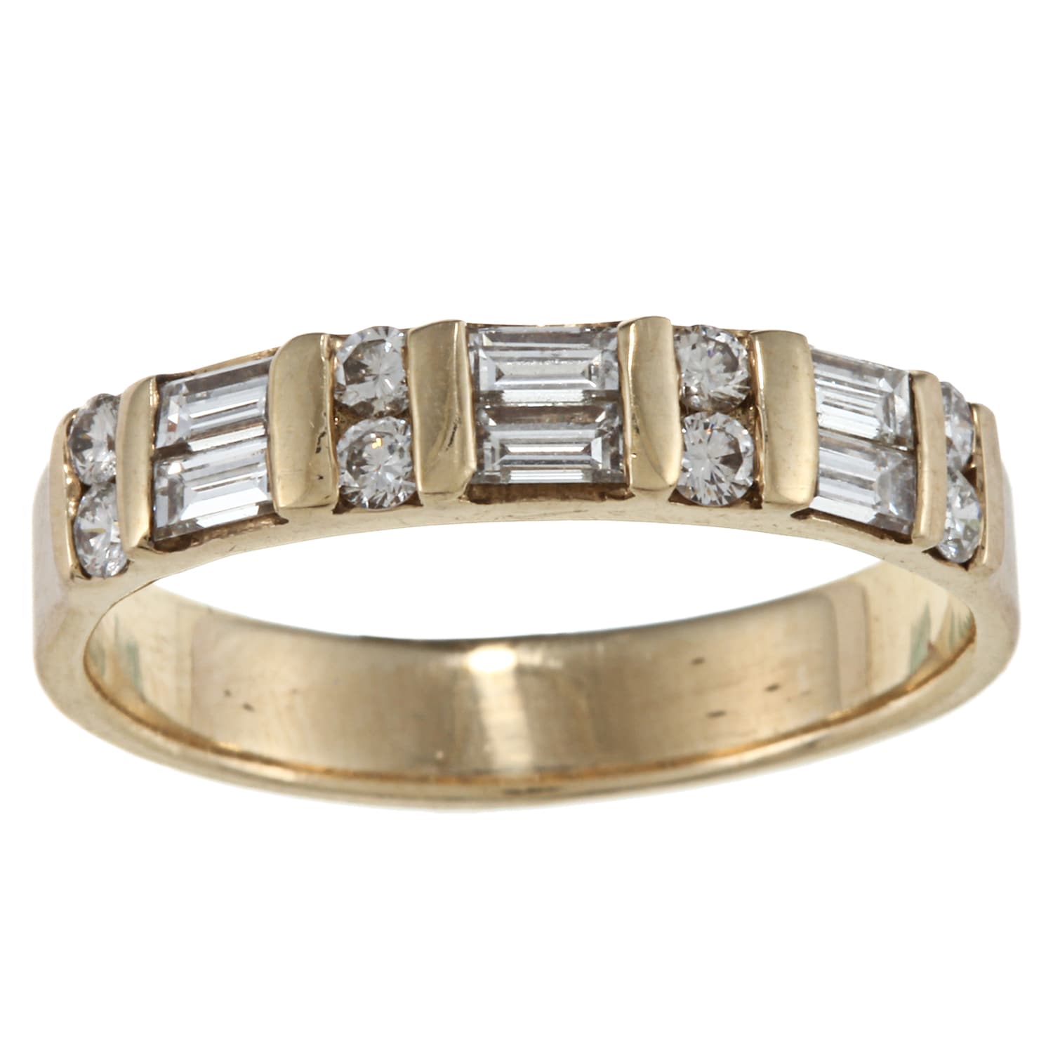 14k Yellow Gold 1/2ct TDW Diamond Estate Ring (G-H, SI1-SI2)